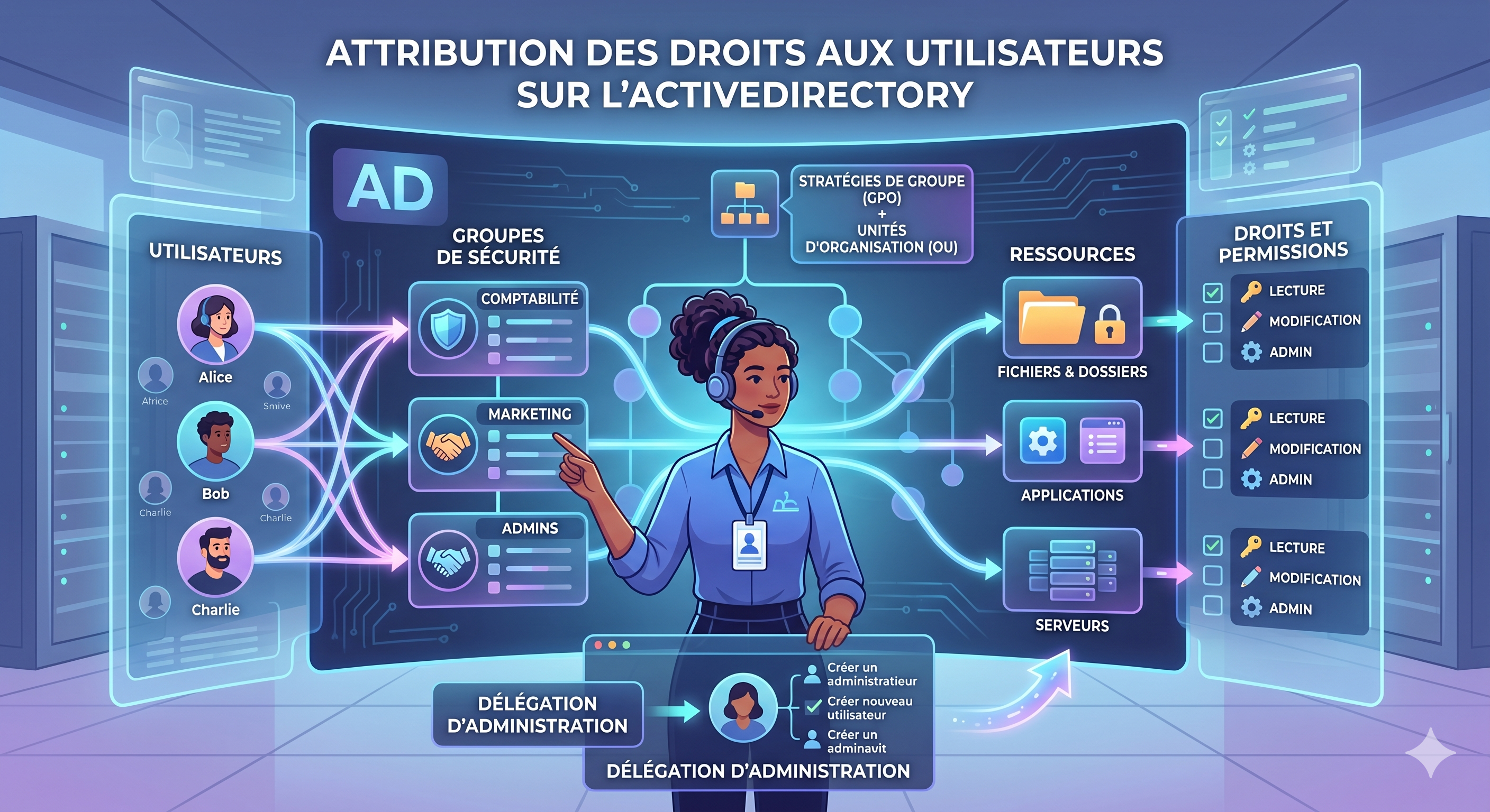 Illustration Active Directory